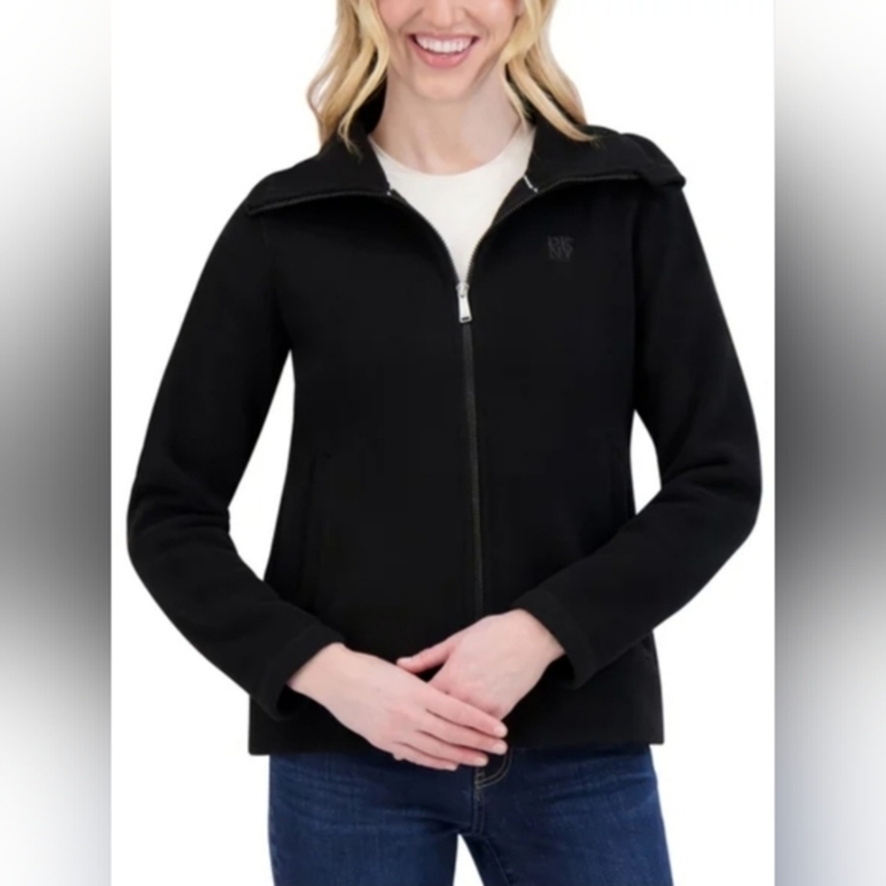 DKNY Sport Women's Polar Fleece Full Zip Sweater NWT